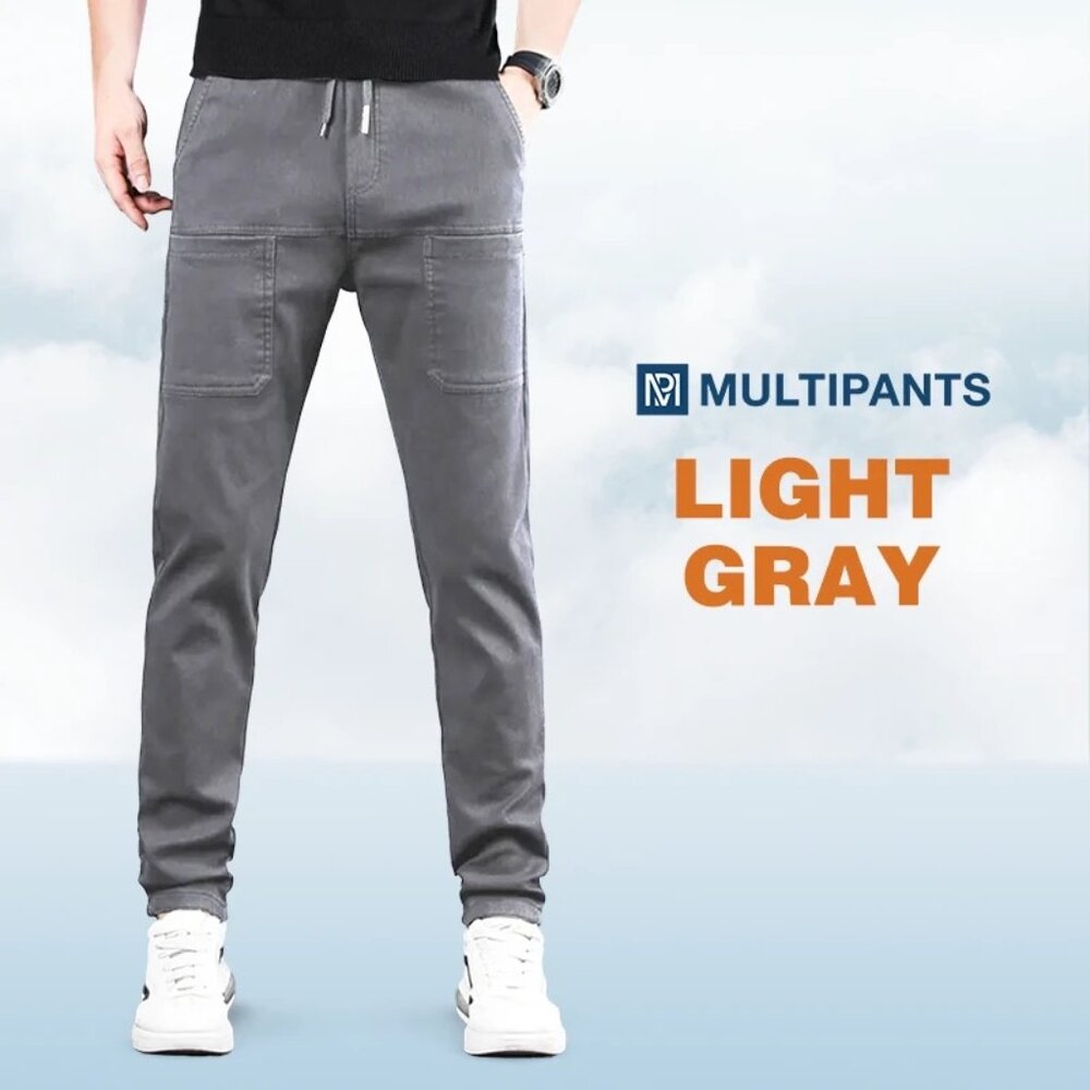 LIGHT GRAY MULTIPANTS - SIZE XL - NWT
